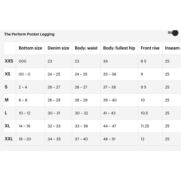 Everlane Womens Perform Pocket Legging XXS Black Full Length High Waist NWT - Picture 9 of 9